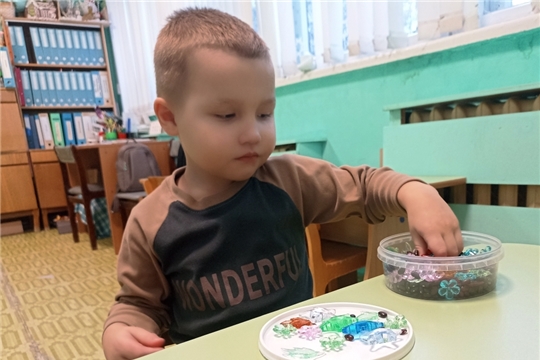Сенсорная игра "Ищем клад" - любимое приключение наших ребят. (2 корпус)