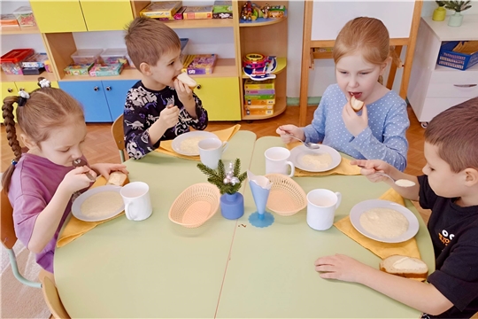 С чего начинается утро в ? Конечно, с вкусного завтрака!