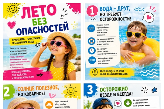 Напоминаем о безопасности: лето продолжается!