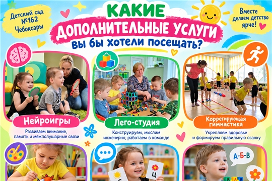 Дополнительные услуги в нашем саду: выбираем вместе!