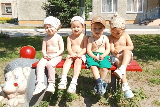 Закаливание детей в летний период 