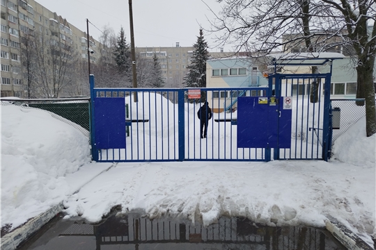 Благоустройство территории МБДОУ "Детский сад №169" г. Чебоксары, 03.03.2026