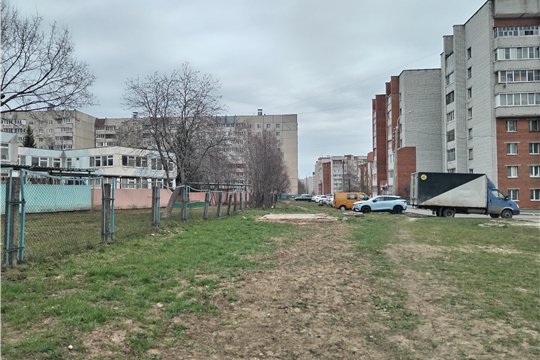 Благоустройство прилегающей территории МБДОУ "Детский сад №169" г. Чебоксары, 17.04.2026