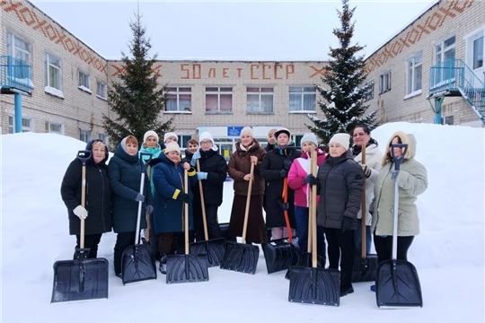 Участие в общегородском субботнике 