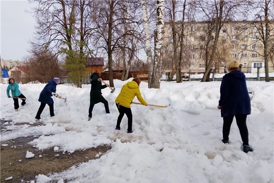 Мероприятия, направленные на улучшение состояния территории после зимнего периода