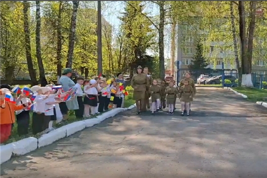 Военный парад, посвящённый празднованию Дня Победы.