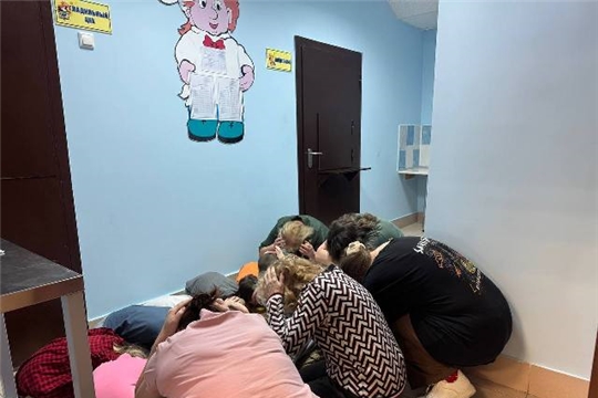 В детском саду прошла учебная тренировка по действиям при сигнале «Воздушная тревога»