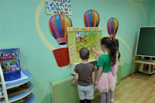 Дошкольники учатся отвечать на вопросы по картине