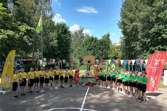 В детском саду прошло спортивное развлечение "Юный пожарный"