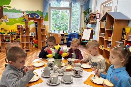 Вкусное утро: дошколята  начинают день с завтрака
