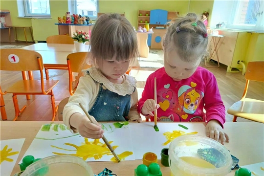 Творчество и весна в группе «Солнышко»