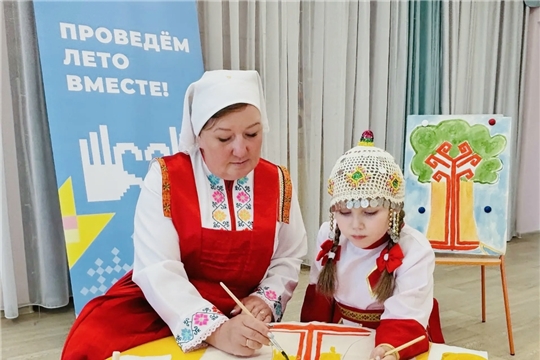Акция «Родные ладони рисуют Чувашию»