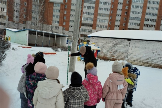 Юные исследователи следуют по маршруту