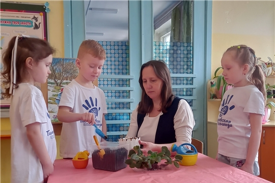 В детских садах города стартовала патриотическая акция "Цветок ветерану"