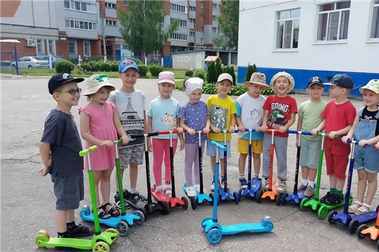 Езда на самокате
