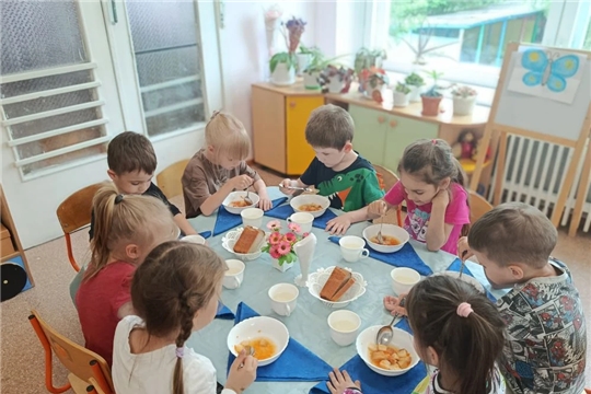 Суп с гренками 