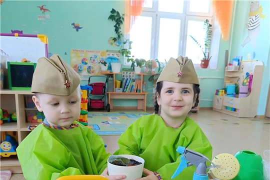 Участие в акции «Цветок ветерану»