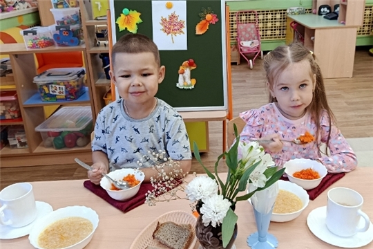 Морковный салат в меню детского сада