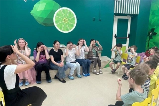 Отчетные занятия в кружке «Веселый язычок»