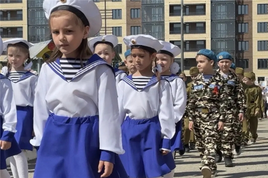 Патриотический парад дошколят