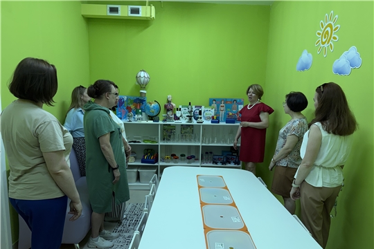 Знакомство педагогов столичных дошкольных учреждений с развивающей средой МБДОУ «Детский сад №203 «Непоседы» г. Чебоксары 