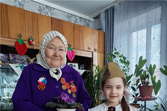 Патриотическая акция "Цветок ветерану"