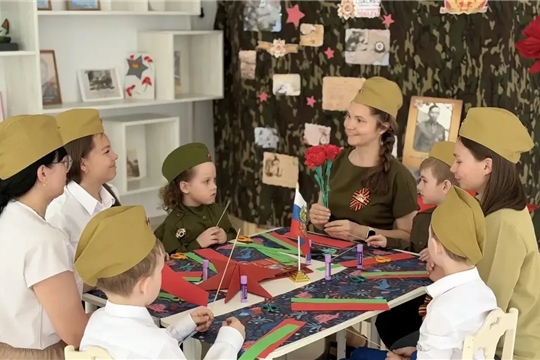  Мастер-класс «Цветы Победы»