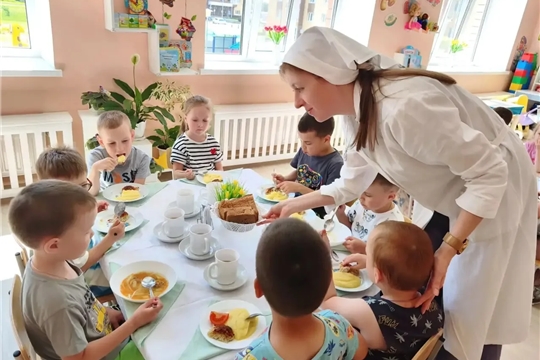  Летнее меню в дошкольных учреждениях города