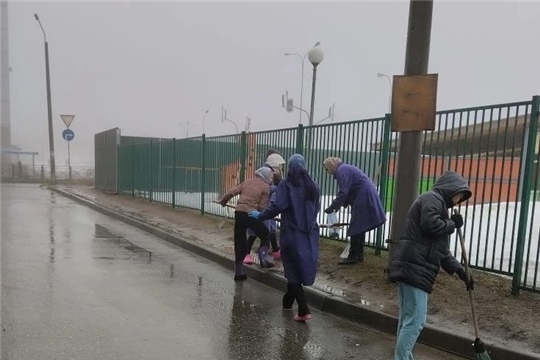 Экологический месячник по уборке прилегающей территории