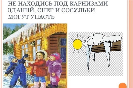 Опасные сосульки.
