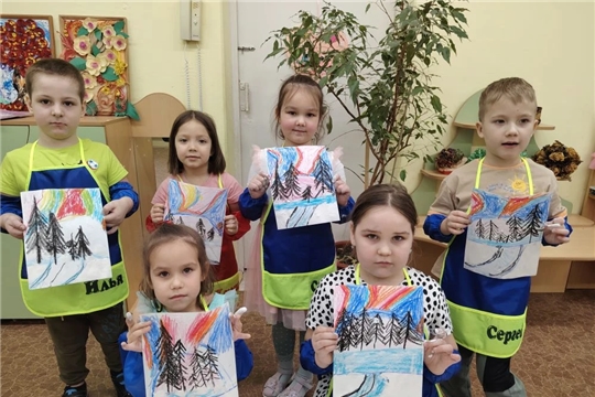 Красота природы маслом: масляная пастель в саду.