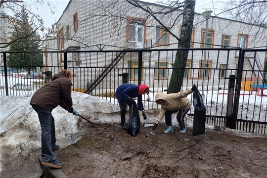 Общегородской экологический месячник в детском саду.