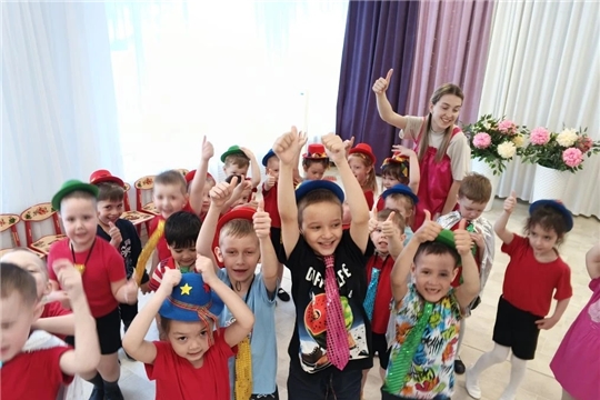 День смеха в детском саду.
