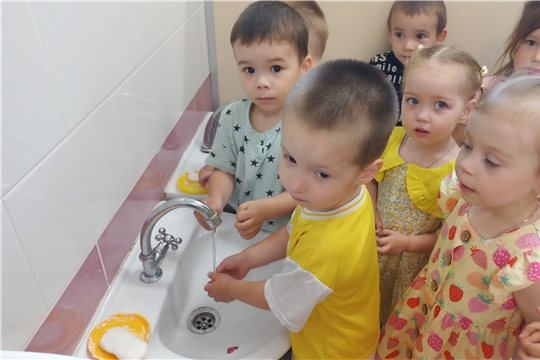 Чистые руки-залог здоровья!