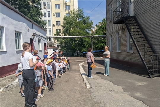 Учебная пожарная эвакуация в детском саду