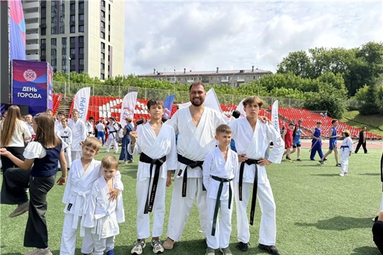 Участие воспитанника ДОУ в городском спортивном фестивале