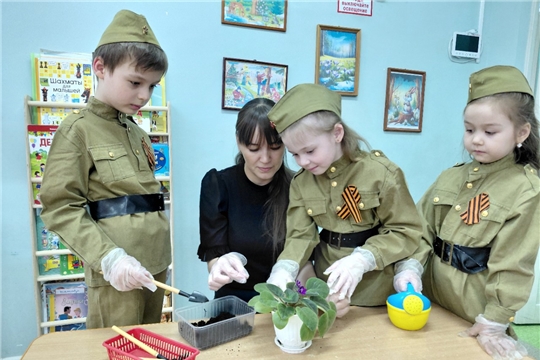 Акция "Цветок ветерану"