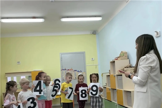 Открытое занятие «Мир математики» прошло в детском саду