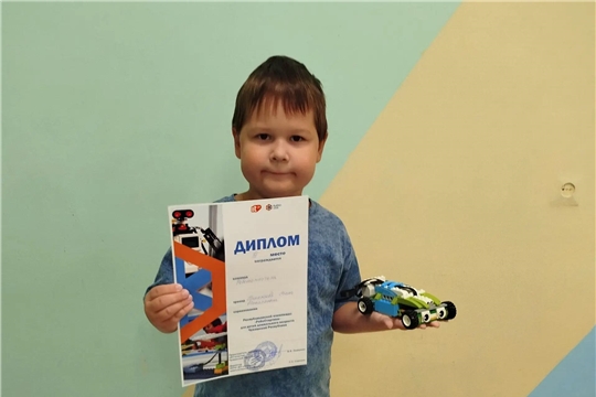 Участие воспитанника в Республиканской олимпиаде «Робостартики»