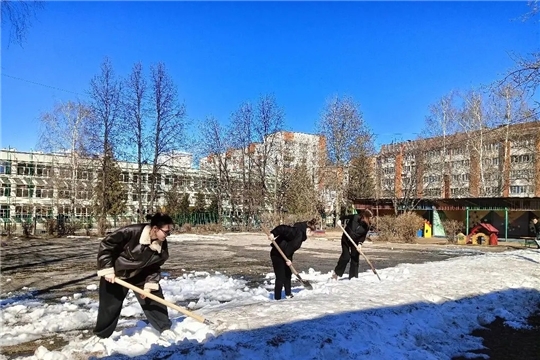 Весенний субботник в детском саду №3! 