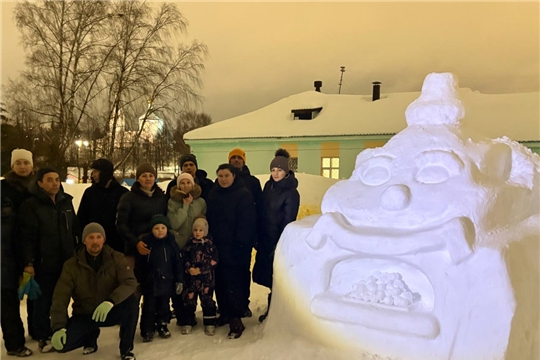 "Зимняя фантазия" конкурс зимних построек