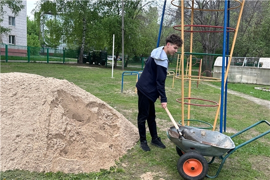 18.05.2026 "Замена песка во всех игровых песочницах"