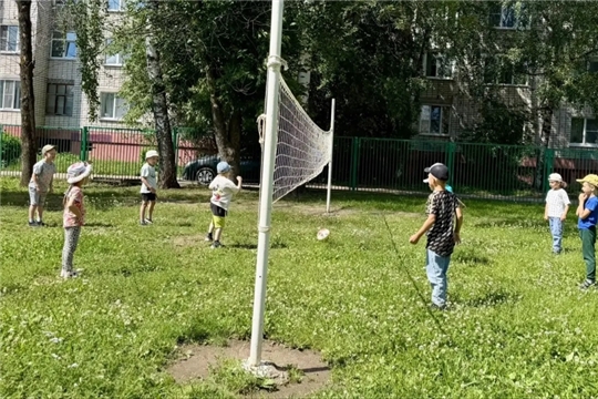03.08.2023 "Играем в пионербол"