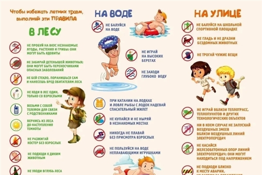 Профилактика детских летних травм
