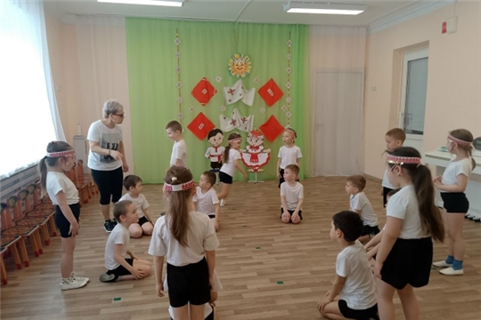 День чувашских игр «Игры Батыра» в группе «Солнышко»