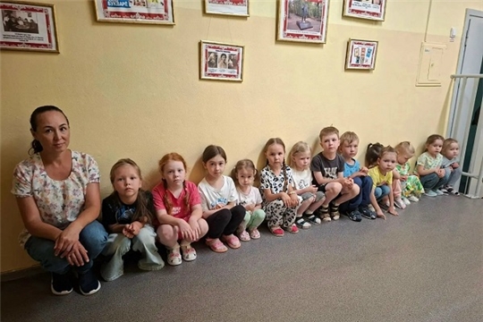 Учебная тренировка в детском саду