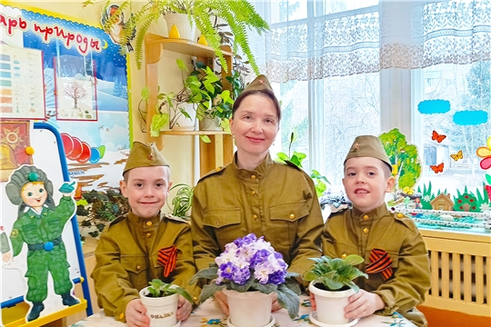 Социально - патриотическая акция "Цветок ветерану"