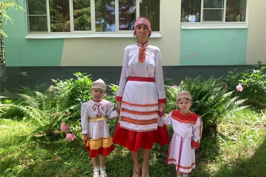 Фотосессия чувашских национальных костюмах