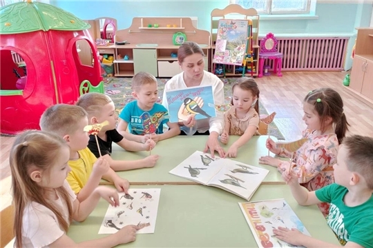 Познавательное занятие в группе "Солнышко" в рамках празднования "Дня защиты птиц".