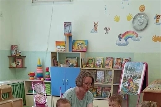 В группе "Капельки" проходят тематические занятие "Йӑва".